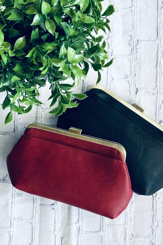 Vivie Frame Lock Crossbody/Wristlet