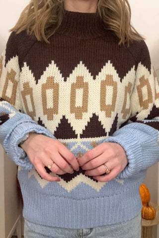 Yvette Nordic Pattern Sweater