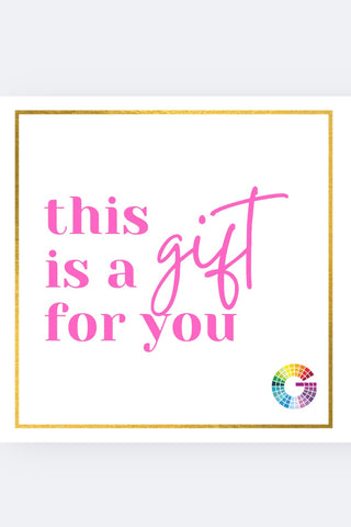 Gift Card for Seasonal Color Analysis