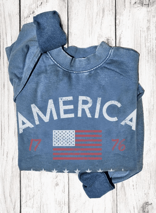 Americana Sweatshirt - RESTOCK! - Just Dani Boutique + Color Studio