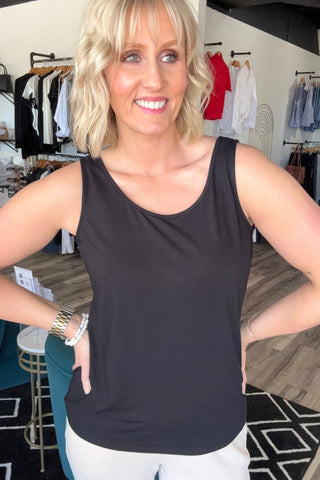 Andrea Black Cami - The Funky Zebras Clear Lake