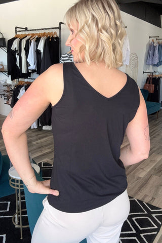 Andrea Black Cami - The Funky Zebras Clear Lake
