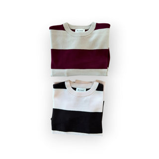 Annie Striped Classic Sweater - Just Dani Boutique + Color Studio