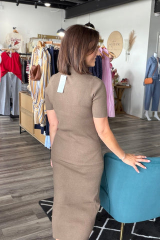 Artesia Dark Olive Dress - Just Dani Boutique + Color Studio