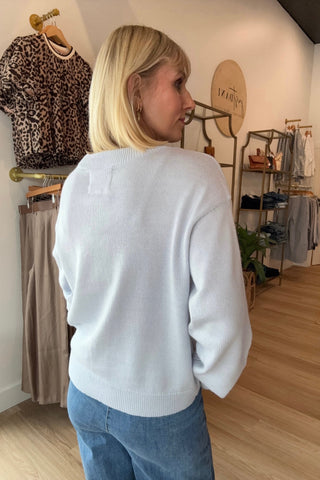 Barrett Light Blue Cardigan - Just Dani Boutique + Color Studio