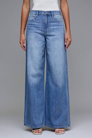 Berkin Medium Wash Soft Wide Leg Jeans - The Funky Zebras Clear Lake