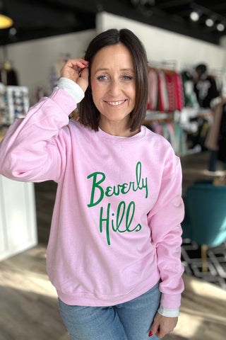 Beverly Hills Sweatshirt - The Funky Zebras Clear Lake