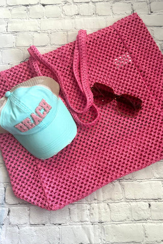 Brecken Pink Bag - The Funky Zebras Clear Lake