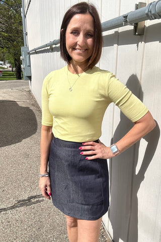 Carmen Dark Denim Skirt - Just Dani Boutique + Color Studio