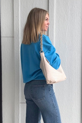 Caroline Scuba Half Zip Pullover - Just Dani Boutique + Color Studio