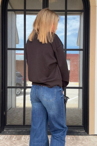 Caroline Scuba Half Zip Pullover - Just Dani Boutique + Color Studio
