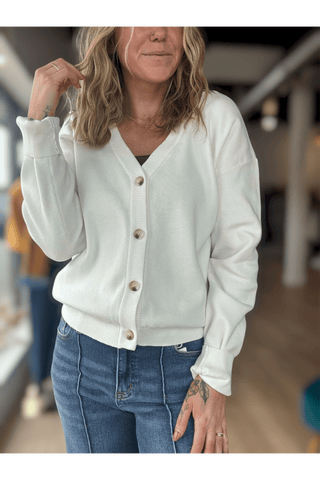 Cecilia Button Down Sweater Cardigan - Just Dani Boutique + Color Studio