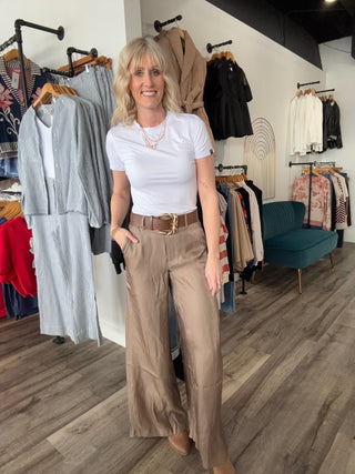 Charlie B Brown Wide Leg Trousers - The Funky Zebras Clear Lake