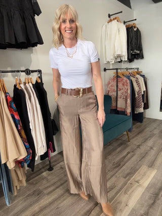 Charlie B Brown Wide Leg Trousers - The Funky Zebras Clear Lake