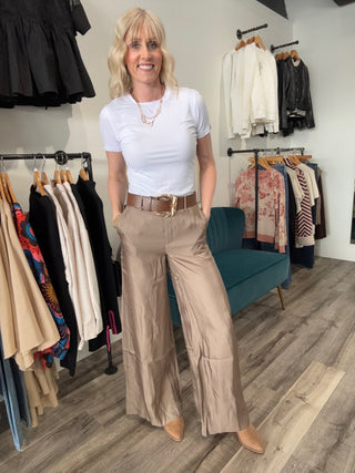 Charlie B Brown Wide Leg Trousers - The Funky Zebras Clear Lake