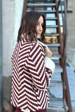Charlie B Chevron Boucle Jackeet - The Funky Zebras Clear Lake