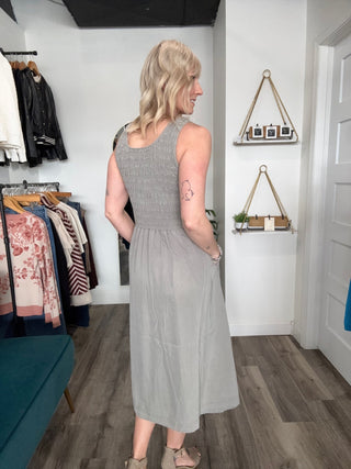 Charlie B Sage Sleeveless Dress - The Funky Zebras Clear Lake