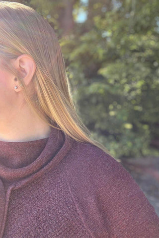 Charlie B Textured Raglan Cowl Neck - The Funky Zebras Clear Lake