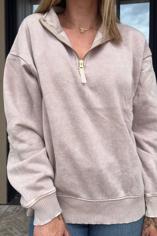 Cheyenne Acid Half Zip - Just Dani Boutique + Color Studio