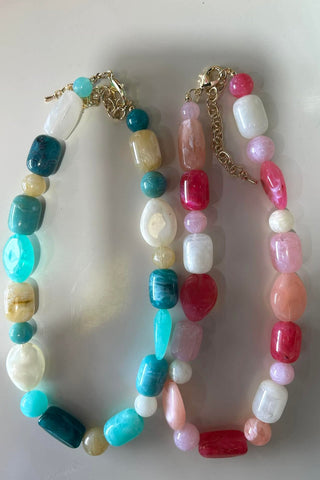 Chunky Beaded Bracelets & Necklaces - The Funky Zebras Clear Lake