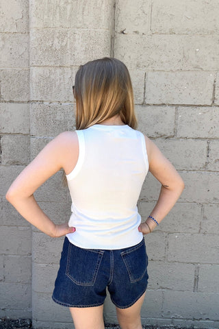 Cora Basic Button Tank - 2 Colors! - Just Dani Boutique + Color Studio