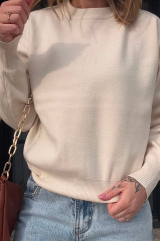 Coreen Boyfriend Fit Pullover Sweater - Just Dani Boutique + Color Studio