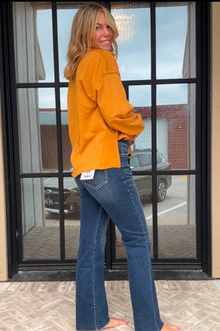 Emma Mustard Pullover - Just Dani Boutique + Color Studio