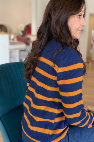 Frannie Striped Sweater - Just Dani Boutique + Color Studio