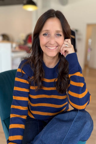 Frannie Striped Sweater - Just Dani Boutique + Color Studio