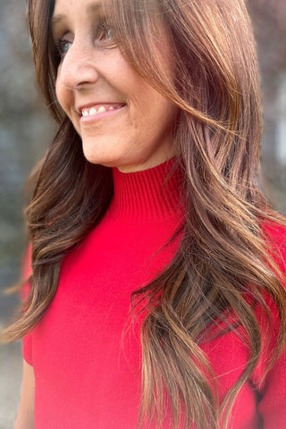 Freya Mock Neck Dress - Just Dani Boutique + Color Studio