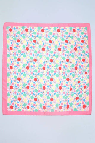 FRUIT PRINT SILKY FEEL BANDANA SCARF - The Funky Zebras Clear Lake