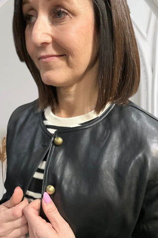 Genevive Black Jacket - The Funky Zebras Clear Lake