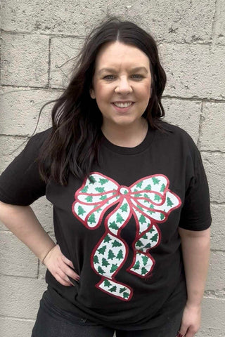 Glitter Tree Tee - The Funky Zebras Clear Lake