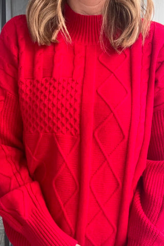 Gloria Long Sleeve Mock Neck Sweater - Just Dani Boutique + Color Studio
