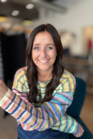 Gwenyth Knit Striped Sweater - Just Dani Boutique + Color Studio