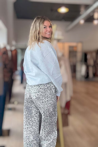 Iris Cream Animal Print Pants - Just Dani Boutique + Color Studio
