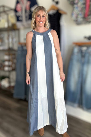 Isabella Halter Maxi - The Funky Zebras Clear Lake