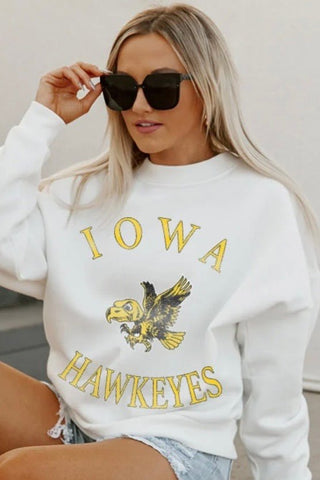 ISU & Iowa Washed Logo Pullover - Just Dani Boutique + Color Studio