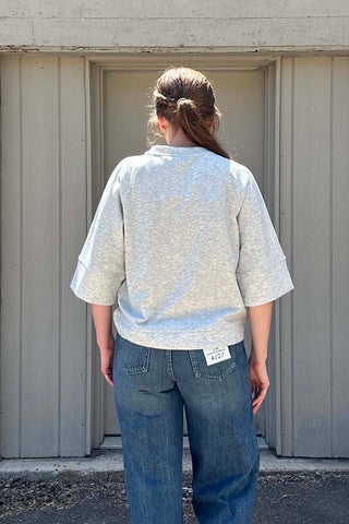 Jamie Scuba Elbow Sleeve Pullover Top - Just Dani Boutique + Color Studio
