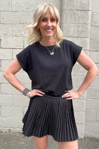 Janie Cotton Modal Slub Tee - Just Dani Boutique + Color Studio