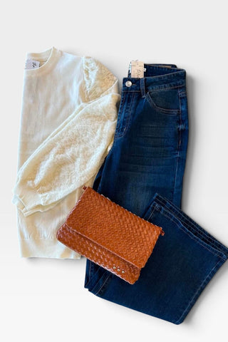 Journey Knit Off White Sweater - Just Dani Boutique + Color Studio
