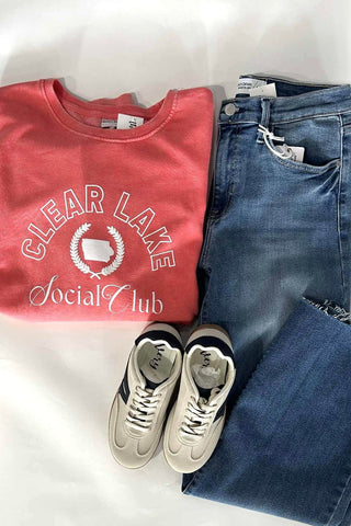 Kaitlyn Social Club Pullover - The Funky Zebras Clear Lake