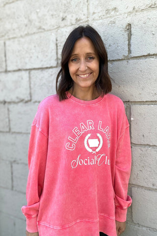 Kaitlyn Social Club Pullover - The Funky Zebras Clear Lake