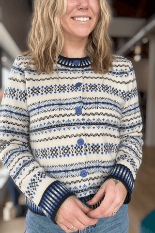 Karrie Off White Cardigan - Just Dani Boutique + Color Studio