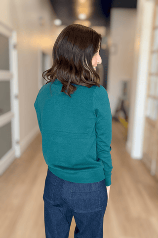 Kenna Forest Green Button Down Cardigan - Just Dani Boutique + Color Studio