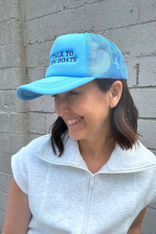 Lake Trucker Hats - The Funky Zebras Clear Lake