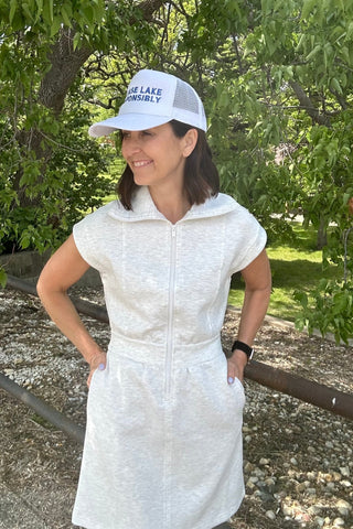 Lake Trucker Hats - The Funky Zebras Clear Lake
