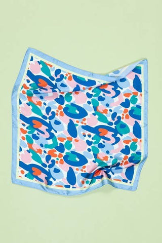 LEOPARD PRINT SILKY FEEL BANDANA SCARF - The Funky Zebras Clear Lake