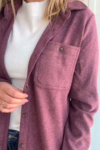 Lewis Burgundy Shirt - Just Dani Boutique + Color Studio