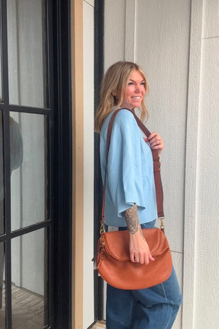 Linnea Raglan Short Wide Sleeve Sweater - Just Dani Boutique + Color Studio
